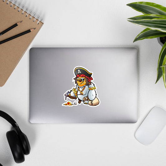 Irate Pirate Laptop Sticker