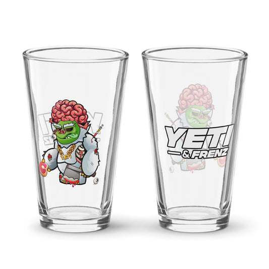Yeti & Frenz Zombie Apocalypse 16oz Pint Glass